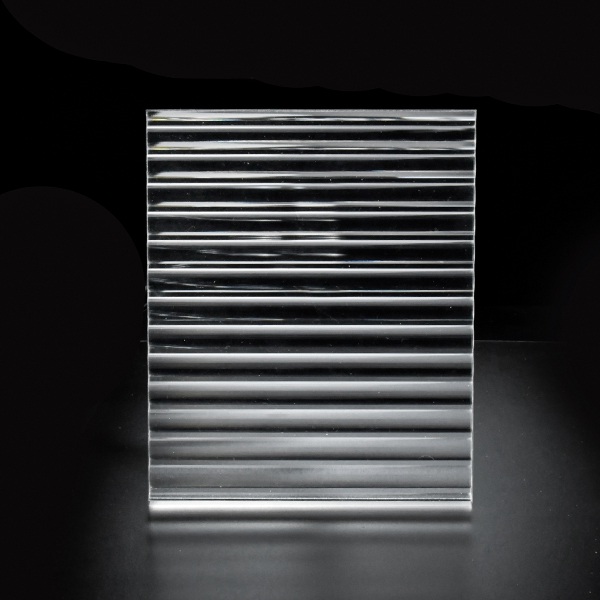 Wider Stripe Transparent Acrylic sheet