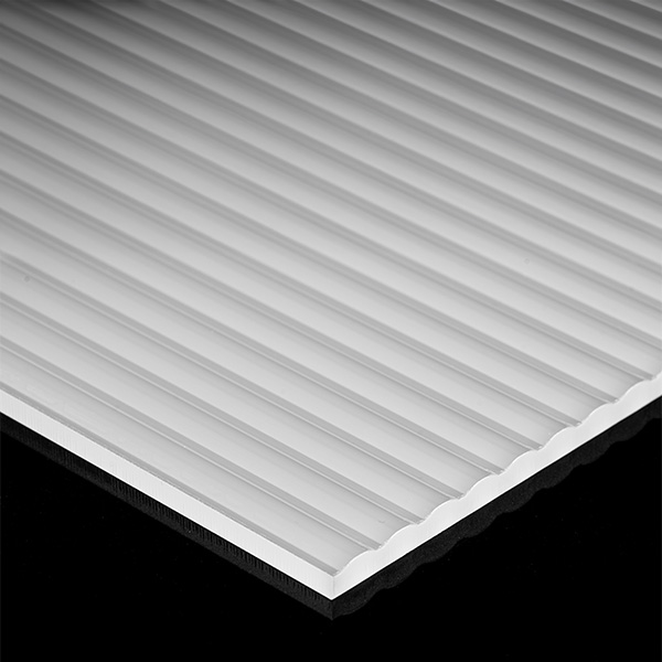 Opal White Medium Stripe  Acrylic Sheet